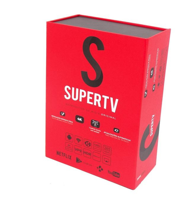 Receptor SuperTV Red Edition 4K 2GB RAM 16GB