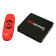 Receptor Stremiobox S905X Red Edition Ultra HD com Wi FI USB/HDMI/SD